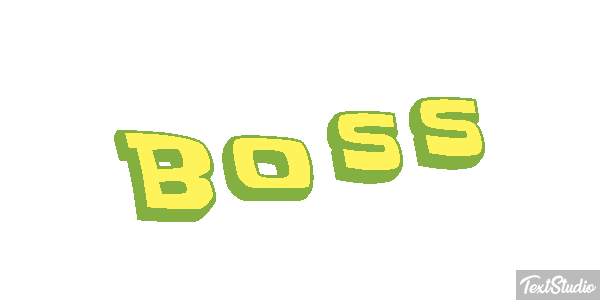 Boss Texteffekt