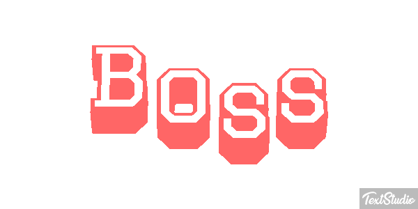 Boss Texteffekt