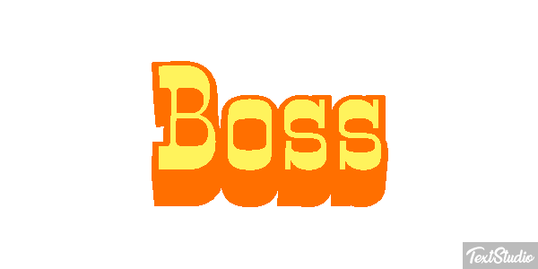 Boss Texteffekt