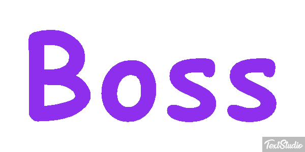 Boss Texteffekt