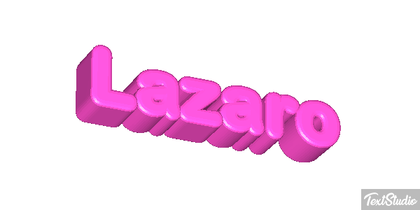 Lázaro Текстовый эффект