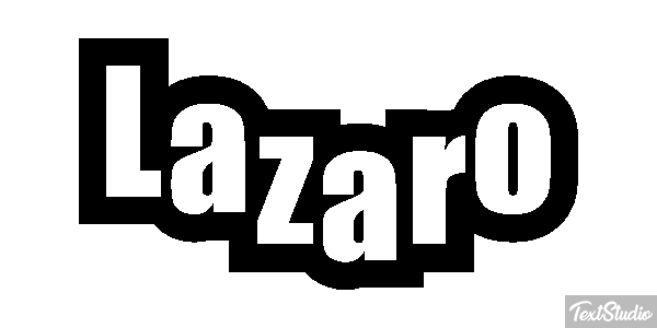 Lázaro Текстовый эффект