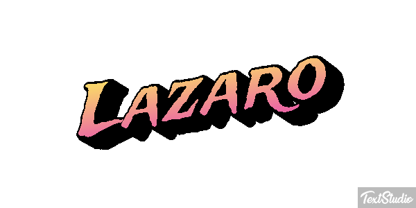 Lázaro Текстовый эффект