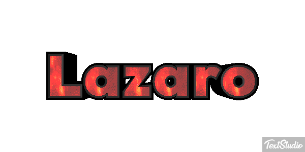 Lázaro Текстовый эффект