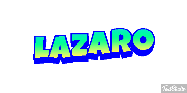 Lázaro Текстовый эффект