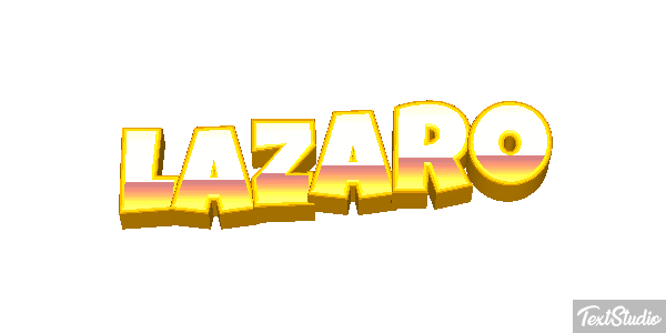 Lázaro Текстовый эффект