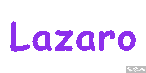 Lázaro Текстовый эффект