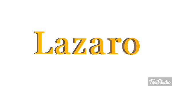 Lázaro Текстовый эффект