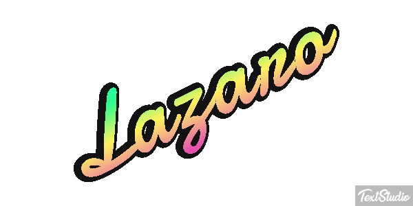 Lázaro Текстовый эффект