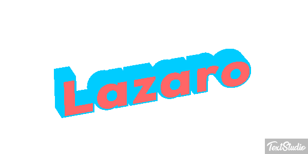 Lázaro Текстовый эффект