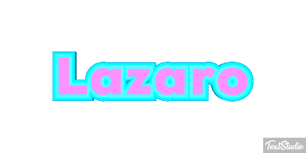 Lázaro Текстовый эффект