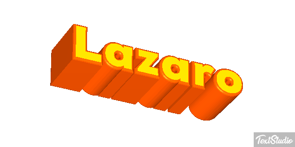 Lázaro Текстовый эффект