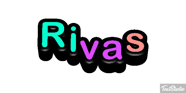 Rivas Tekst effect