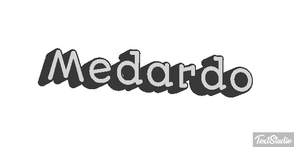 Medardo Effetto testo