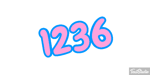 1236 Text effect