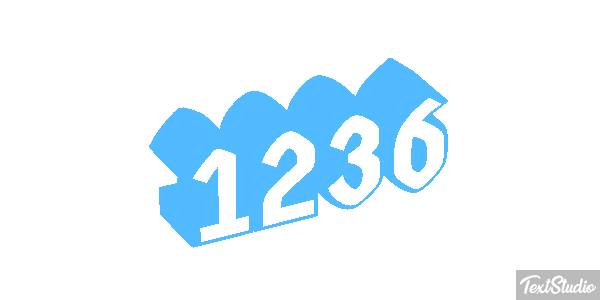 1236 Text effect
