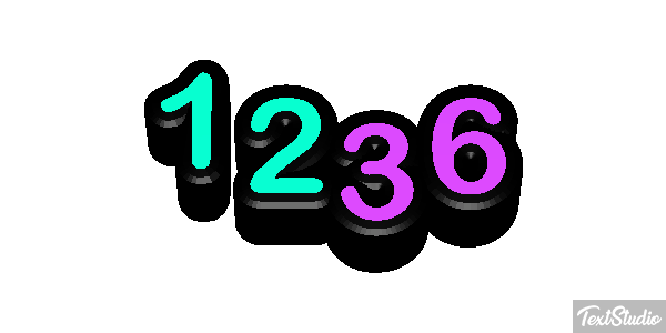 1236 Text effect