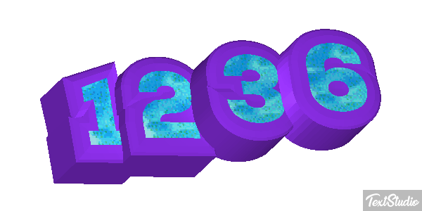 1236 Text effect