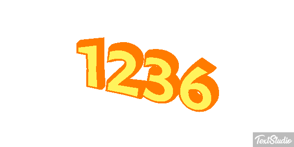 1236 Text effect