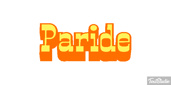 Paride Текстовый эффект