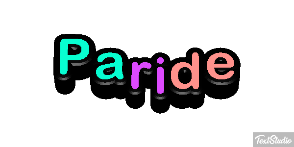 Paride Текстовый эффект