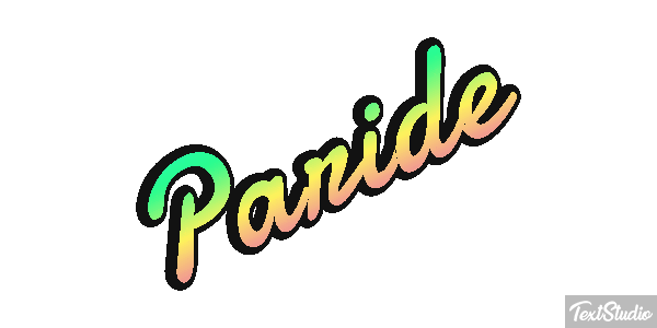 Paride Текстовый эффект