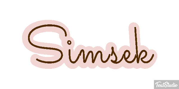 Şimşek Effet de texte