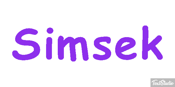 Şimşek Effet de texte