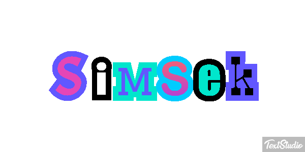 Şimşek Effet de texte