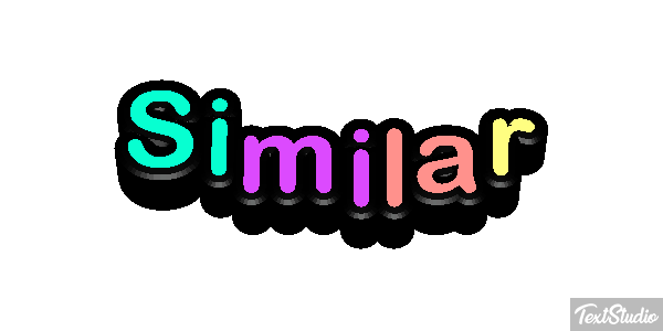 Similar Efekt tekstowy