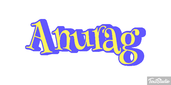Anurag Text effect