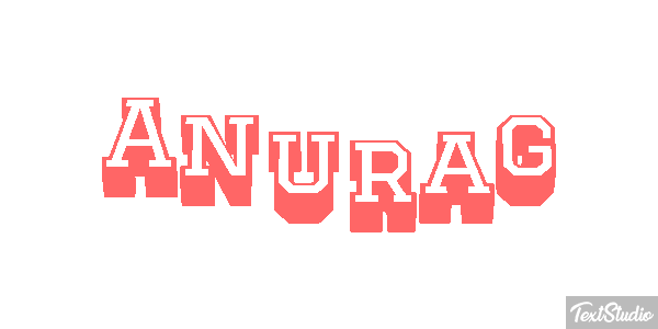 Anurag Text effect