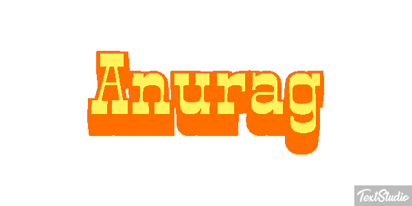 Anurag Text effect