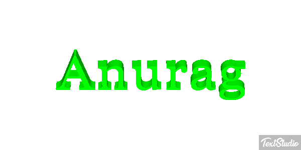 Anurag Text effect