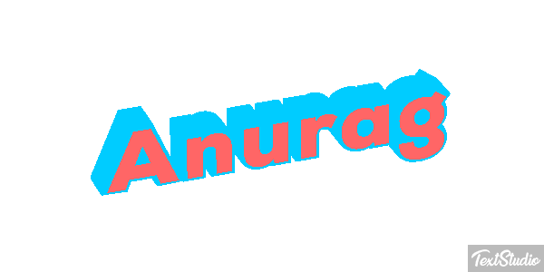 Anurag Text effect