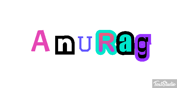 Anurag Text effect