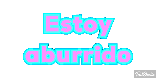 Estoy aburrido Efeito do texto