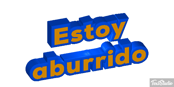 Estoy aburrido Efeito do texto