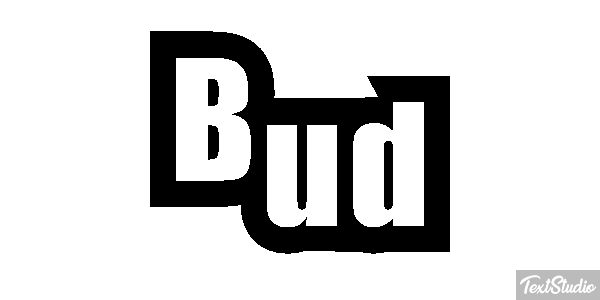 Bud Text effect