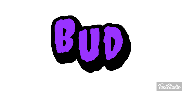 Bud Text effect