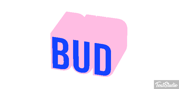 Bud Text effect