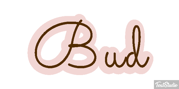 Bud Text effect