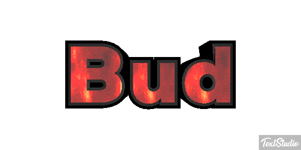 Bud Text effect