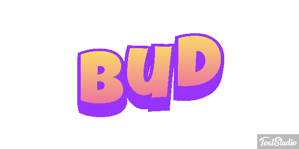 Bud Text effect