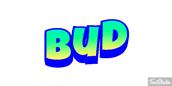 Bud Text effect
