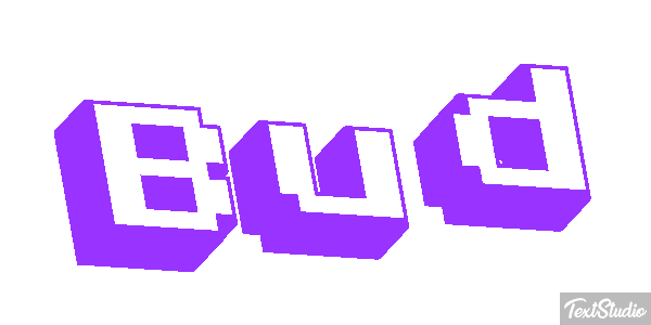 Bud Text effect