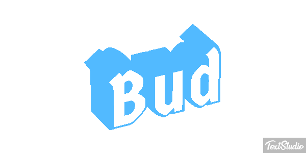 Bud Text effect