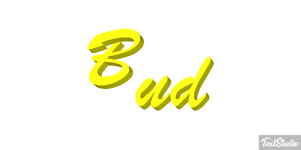 Bud Text effect