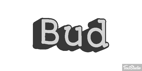 Bud Text effect