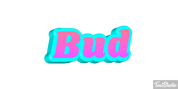 Bud Text effect